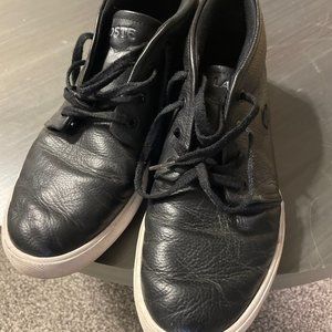 Lacoste Black Leather Shoes
